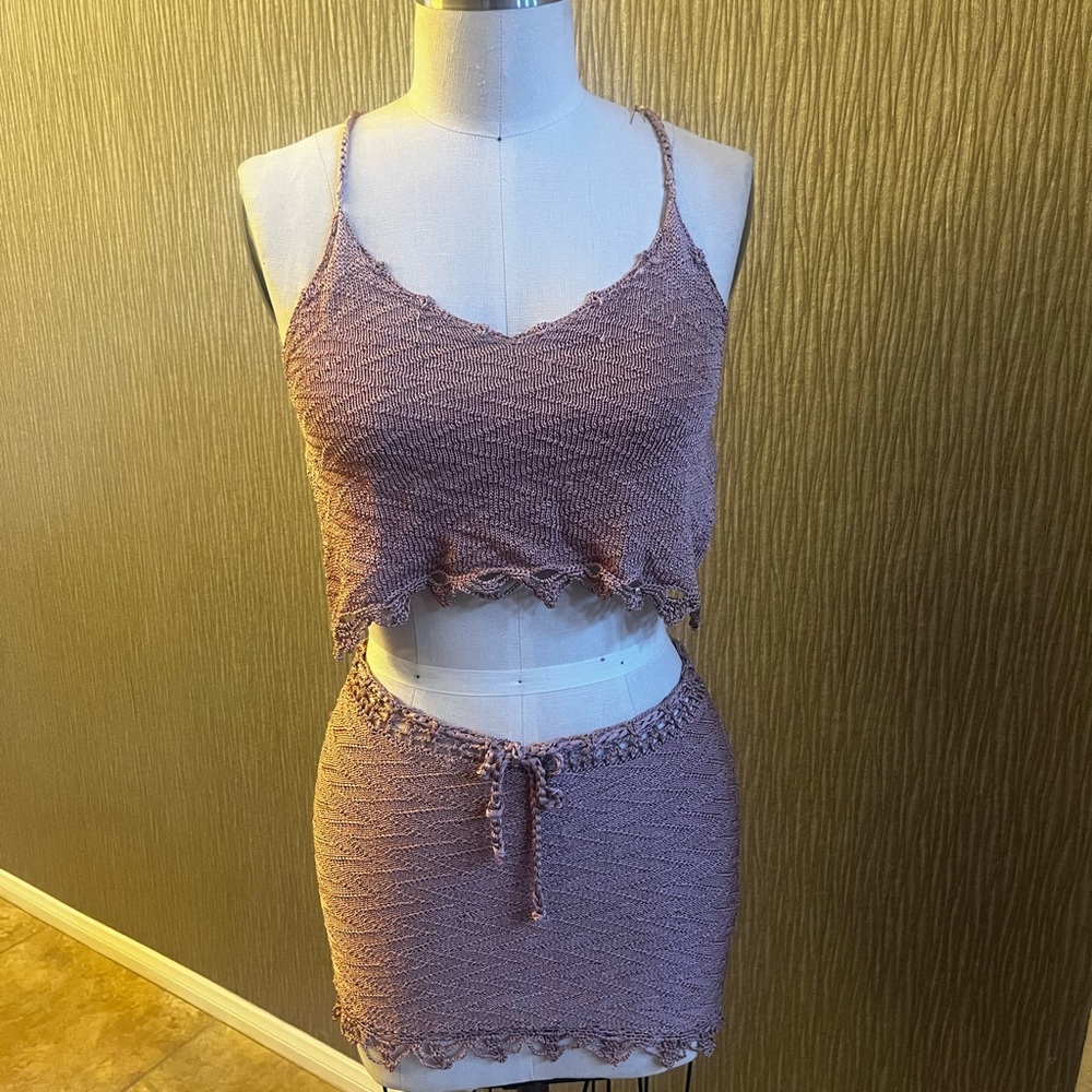 Top and skirt set